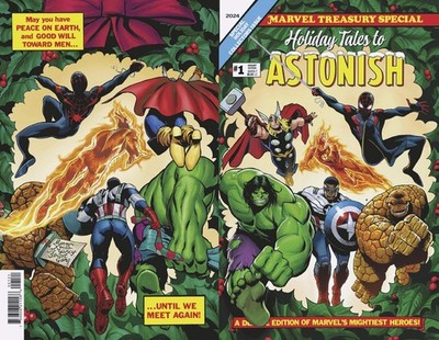 MARVEL HOLIDAY TALES TO ASTONISH #1 Marvel Comics WRAPAROUND HOMAGE VAR (L4)