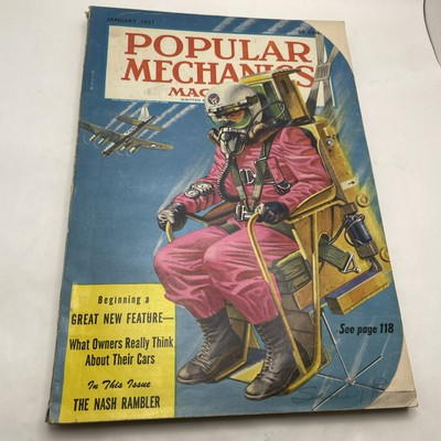 #ad POPULAR MECHANICS Magazine January 1951 AWESOME COVER $9.99