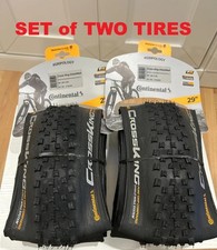 Set Of Two Continental 29 X 2.2 Tubeless Tires Cross King Shield Wall Pure Grip