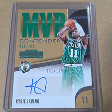Panini 2018-19 Contenders Kyrie Irving Celtics MVP Contenders Auto #MVP-KIV /199