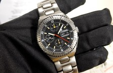 TUTIMA 43 mm Military Chronograph TITAN 750-02 Bundeswehr Germany Lemania 5100