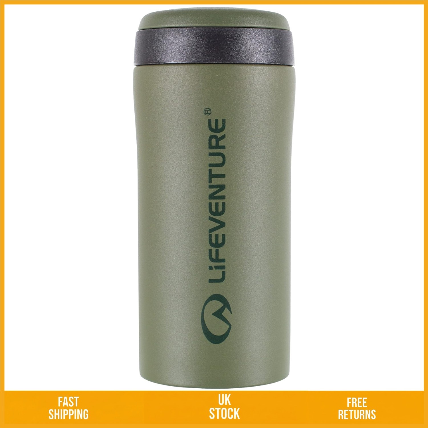 Sleek Vacuum Insulated Leakproof Travel Coffee Mug Stainless Steel Cup 300ml