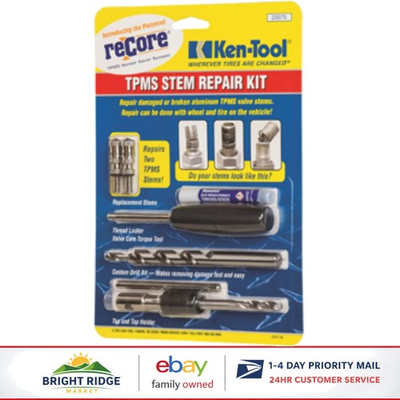#ad #ad TPMS Stem Repair Kit with Replacement Stems and High Speed Drill Bit Included $102.51