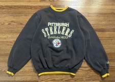 Vintage Pittsburgh Steelers Sweatshirt Logo Athletic 90 s Size Small Crew Neck