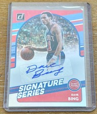 DAVE BING 20-21 Panini Donruss SIGNATURE SERIES AUTO AUTOGRAPH ! PISTONS !