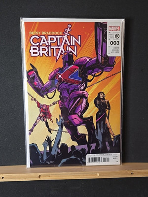 BETSY BRADDOCK CAPTAIN BRITAIN #3 FIRST PRINT MARVEL COMICS (2023)