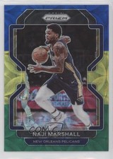 2021-22 Panini Prizm Choice Blue Yellow & Green Prizm Naji Marshall #191 5ub