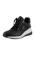 DKNY Kai Womens Fashion Sneakers Black 8.5 N NIB Read 