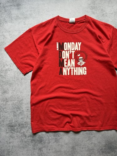 VINTAGE Y2K ALABAMA 3 MONDAY DON’T MEAN ANYTHING MDMA A3 ROCK T-SHIRT MEN SIZE L - Picture 2 of 11