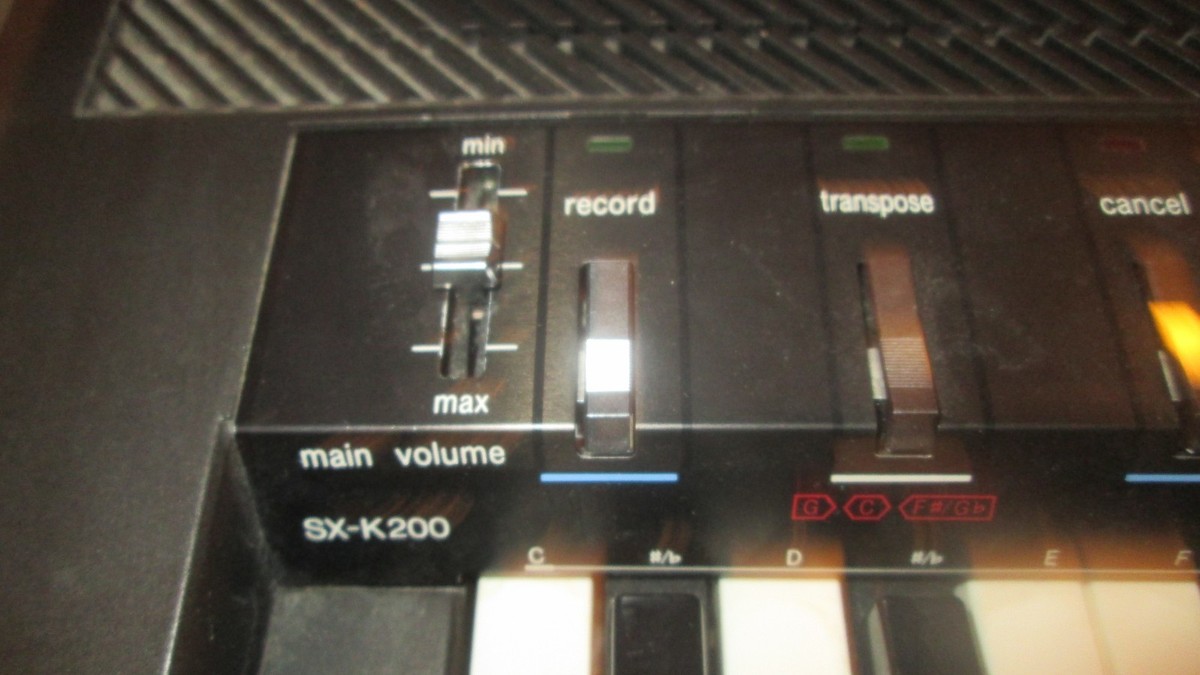 Vintage 80's Technics SX-K200 Synth Keyboard (Made In Japan) | eBay