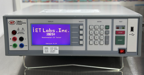 Quadtech IET 1865+ Mégohmmètre / Testeur IR, 1k à 100T ohms avec fils - Calibré- - Photo 15/17
