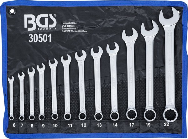 Bgs Maul-RingschlÜSsel-Satz, Sw 6 - 22 Mm, 12-Tlg.-image
