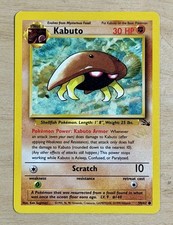 Carta Pokemon Kabuto Gold con timbro timbrato - Promo WOTC - Fossil - 50/62