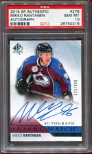2015-16 SP AUTHENTIC FW MIKKO RANTANEN AUTO RC 923/999 #276 PSA 10 GEM MINT