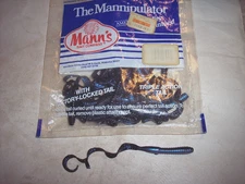 Manns Mannipulator Worm 5" Manns Worm Very Rare 19 Pack Discontinued Manns Lure