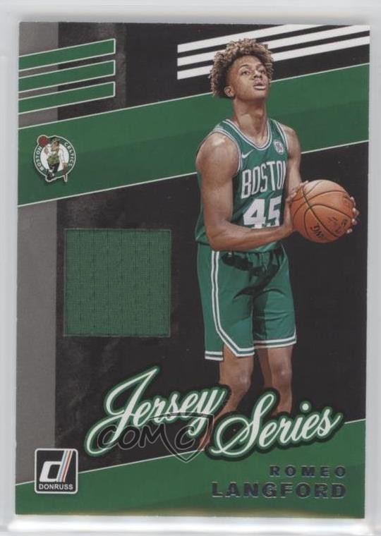 Romeo Langford #JS-RLF 2019-20 Donruss Basketball Jersey Series