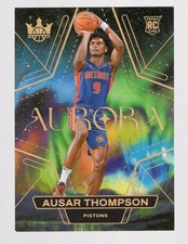 AUSAR THOMPSON 2023-24 PANINI COURT KINGS AURORA RC #4 **PISTONS** CASE HIT SSP