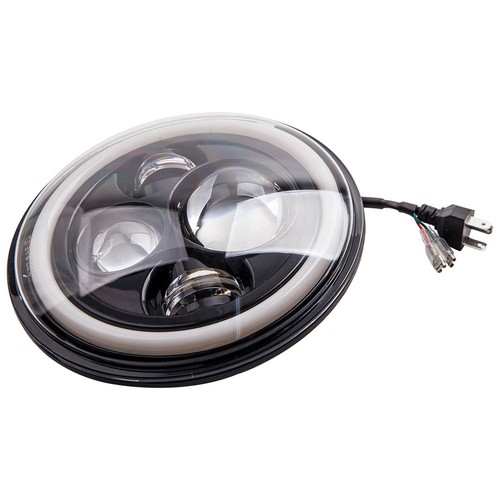Faros LED redondos de 7 pulgadas + 2 luces antiniebla LED de 4,5 pulgadas para Harley Davidson - Imagen 6 de 12
