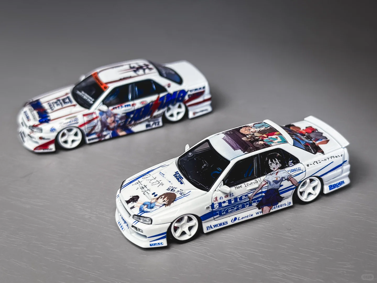 Mortal 1/64 Nissan ER34 Itasha Uma Musume True Tears Shenzhen Expo