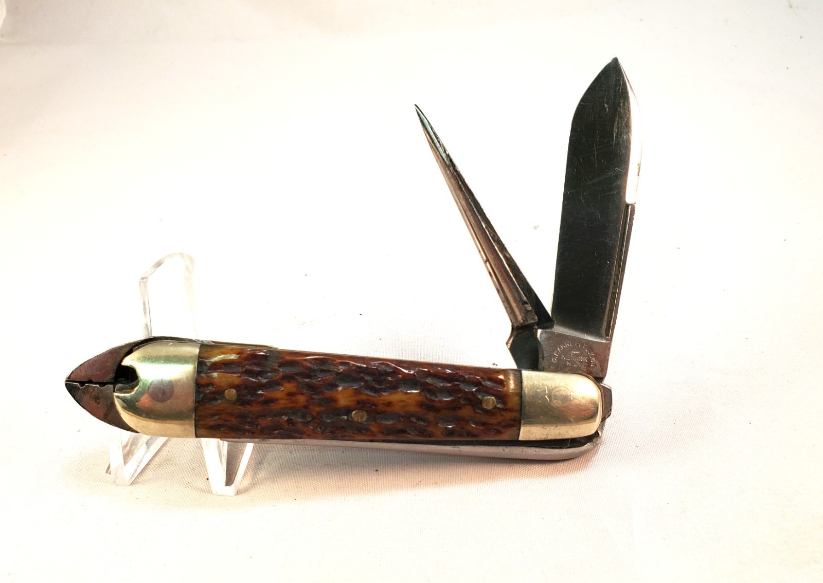 O. Barnett Farriers Multi Tool Pocket Knife 1900-1915
