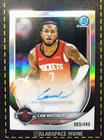 2025-26 BOWMAN CHROME AUTO CAM WHITMORE REFRACTOR /499 (SZS