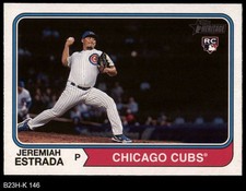 2023 Topps Heritage #146 Jeremiah Estrada Cubs RC 8 - NM/MT