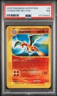 2002 POKEMON EXPEDITION #6 CHARIZARD-REVERSE FOIL PSA 7