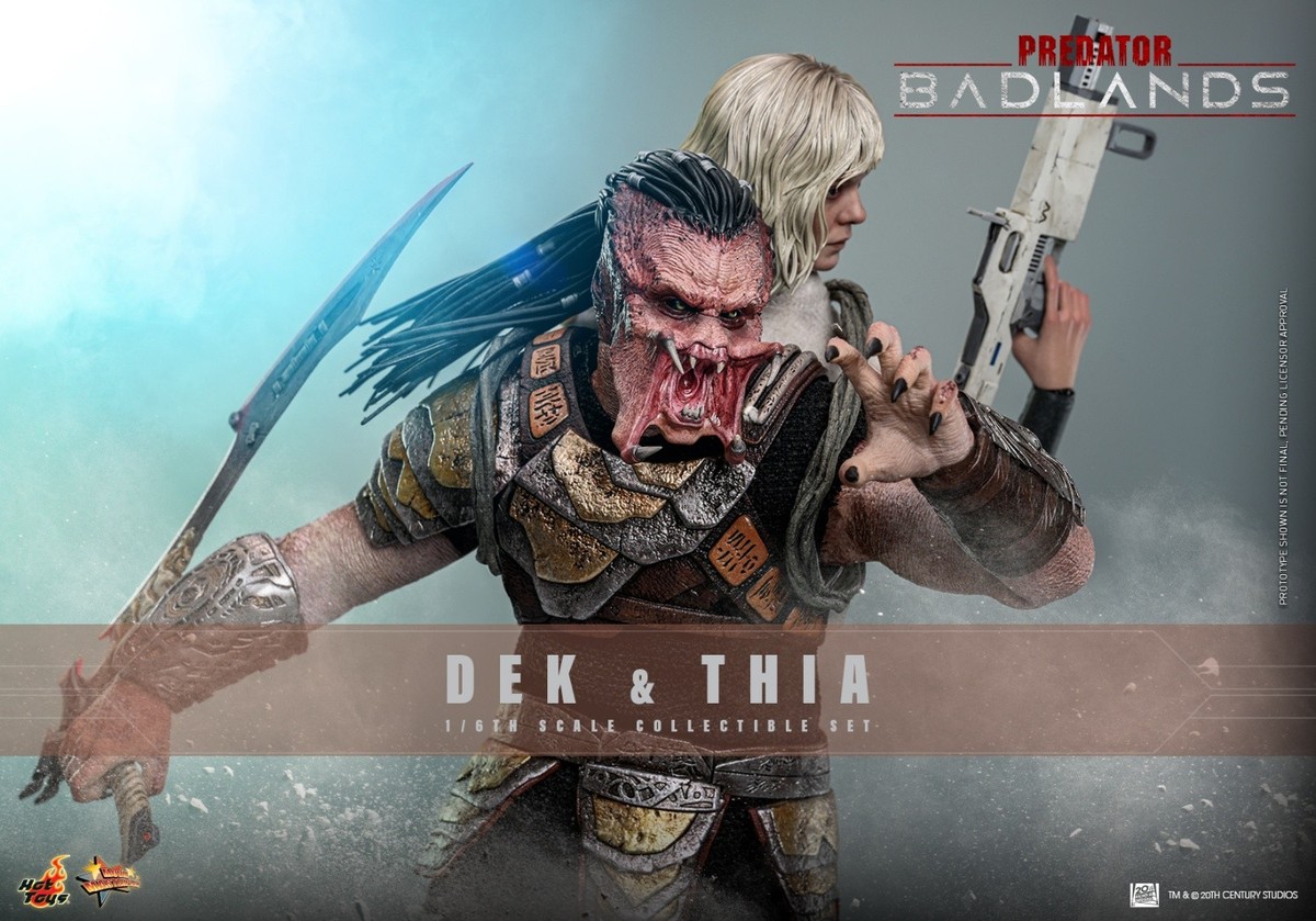 Pre-Sale Hot Toys MMS850 1/6 Predator Badlands Dek & Thia Set