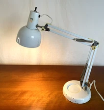 VIntage MCM Mid Century All metal Articulating Adjustable Task Light Lamp