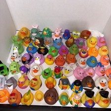 Rubber Ducks Duckies Lot Of 60 Jeep Play Ducked Party Favors No Duplicates 1  -3  