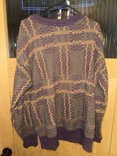Vintage Ralph Lauren Chaps Knit Sweater Large Cotton Made In USA
