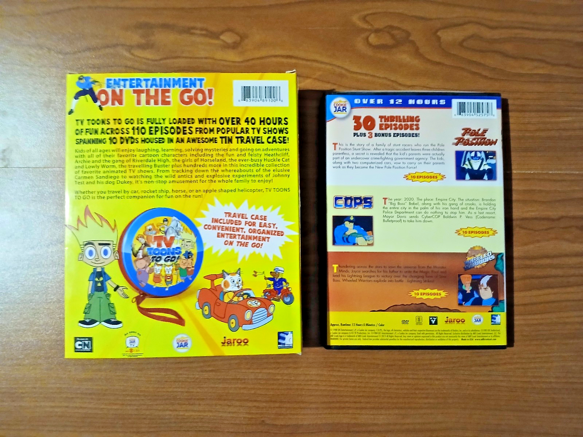 TV Toons to Go (DVD, 2012, 10-Disc Set) for sale online | eBay