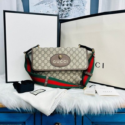 Gucci Supreme Tiger Messenger Crossbody Bag 495654 138722407