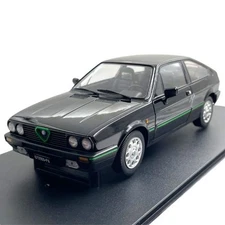 Mitica 1/18 Alfa Romeo Sprint 1.5 Quadrifoglio 1983 Black Action Figure Car