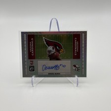 2025 Donruss Optic Denzel Burke Rookie Hashmarks Auto SSP #HM-DB Cardinals