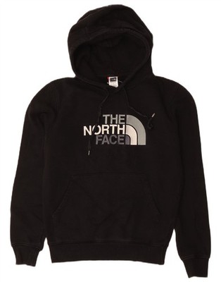 The North Face Herren Grafik Hoodie Pullover Small Schwarz Baumwolle DD12