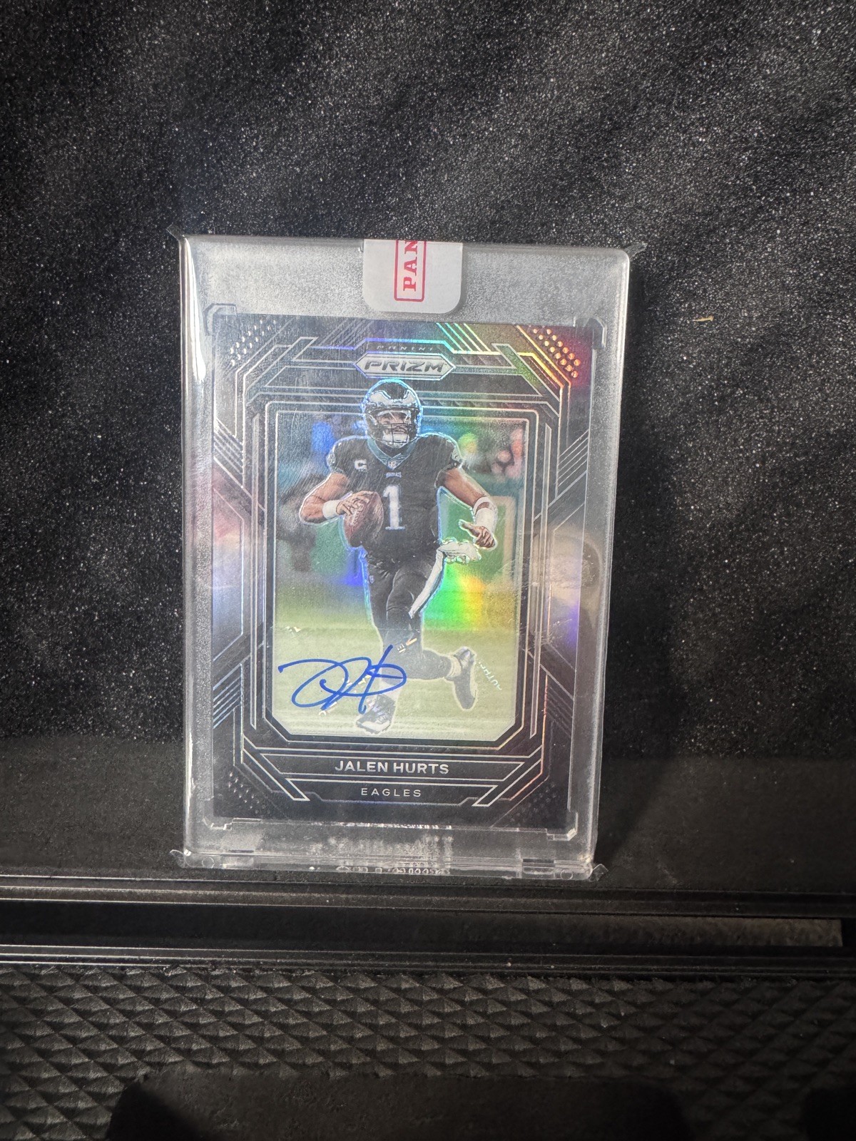 2022 Panini Chronicles #PB-1 Jalen Hurts Prizm Black Auto