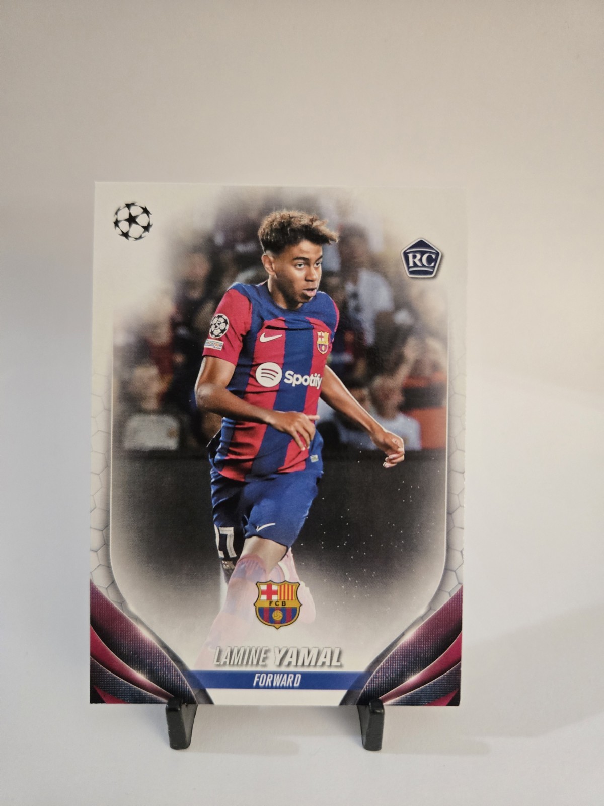 2023/24 Topps UEFA Soccer Flagship Lamine Yamal RC Rookie Barcelona #64 Spain