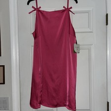 Kate Spade Target Collab Hit Pink Dress XL Spaghetti Strap Fit Flare NWT