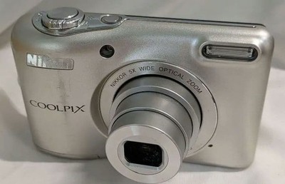  AS IS  Nikon COOLPIX L30 kompakte Digitalkamera getestet Blitz Zoom speichern