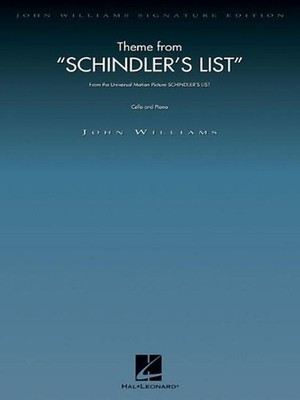Theme from Schindler's List: For Cello and Piano by John Williams (English) Pape