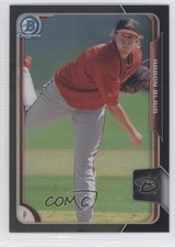 2015 Bowman Chrome Prospects Asia Exclusive Black Refractor Aaron Blair 1u7