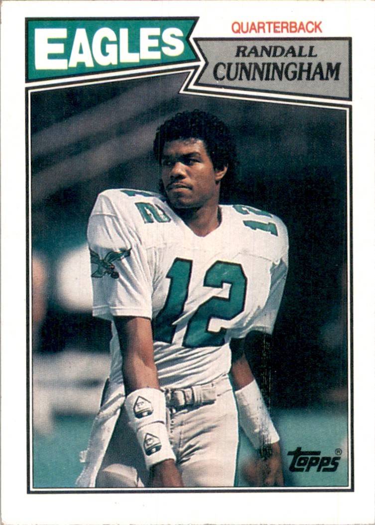 1987 Topps Randall Cunningham Rookie Philadelphia Eagles #296
