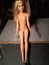 2015 Mattel Barbie Made to Move #DHL82 Barbie Doll Fully Articulated Nude Blonde