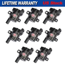 8x Round Ignition Coils for Chevy Silverado 1500 2500 GMC LS 5.3/6.0/4.8L Engine