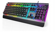 TECKNET Wired Gaming Keyboard TK-KB002 | Full Size USB Keyboard | Boxed