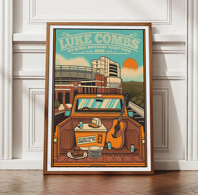 Luke Combs 05-02-2026 Knoxville, TN Poster