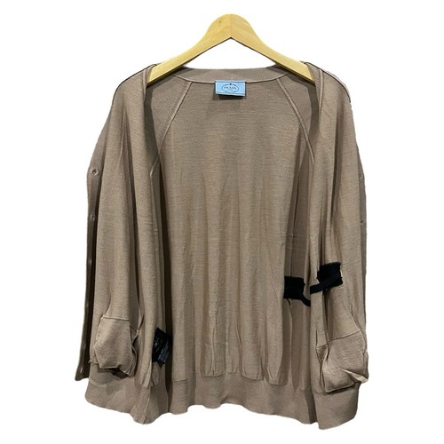 Vintage Prada Cardigan Sweaters With Tie Detail - Picture 2 of 11