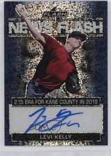 2019 Leaf Flash News Flash Blue 18/50 Levi Kelly #NF-LK1 Auto 1t3