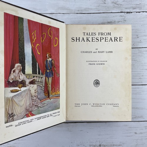 Tales From Shakespeare Charles Mary Lamb Illustrated Color Plates Godwin 1925 - Picture 8 of 14